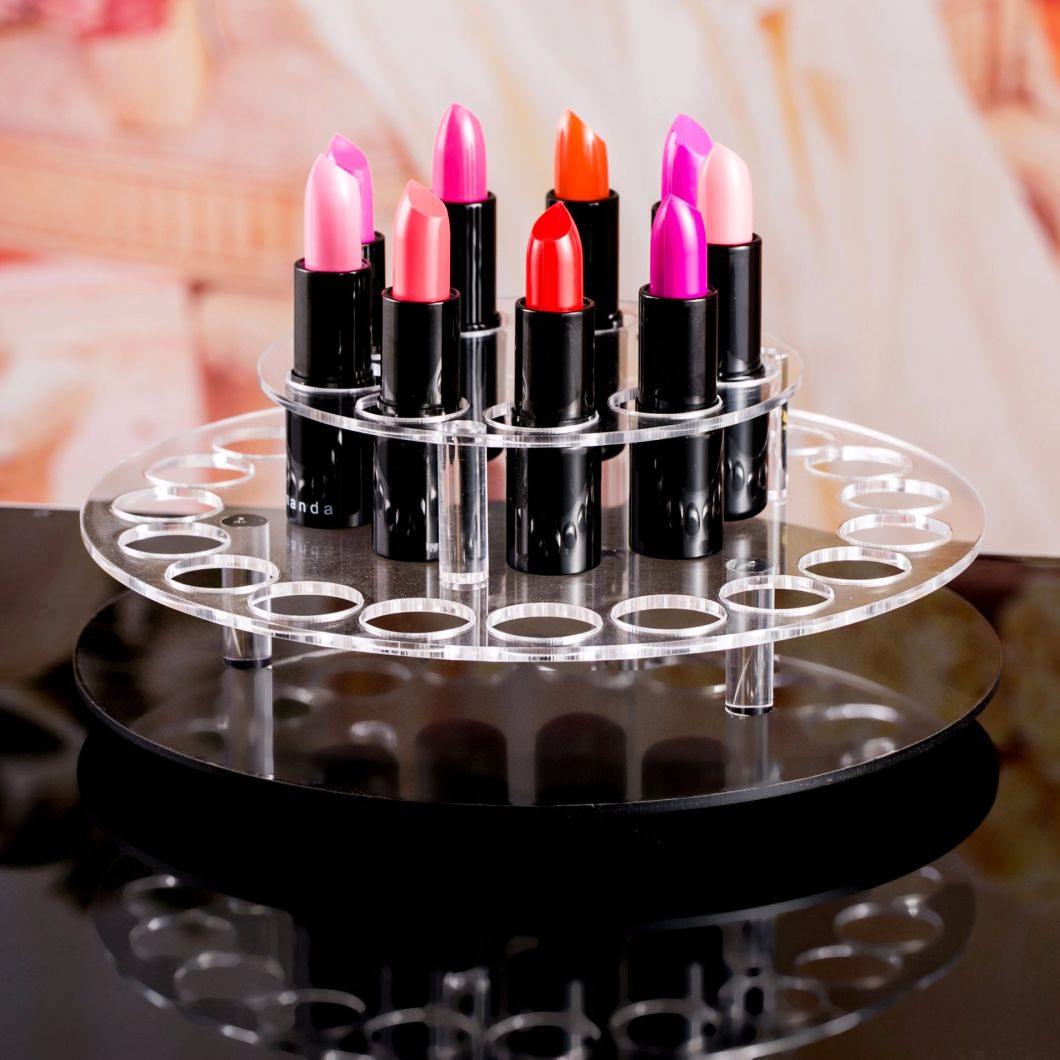 Round 2 Tier Desk Acrylic Lipstick Organizer