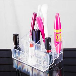 Custom Clear Acrylic Cosmetic Lipstick Brush Storage Box