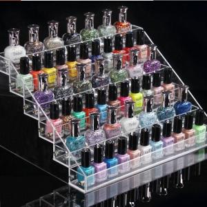 Acrylic Nail Polish Table Rack Cosmetic Organizer Display
