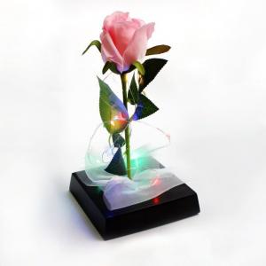 Single Flower Acrylic Rose Gift Box with LED China Manufacturer